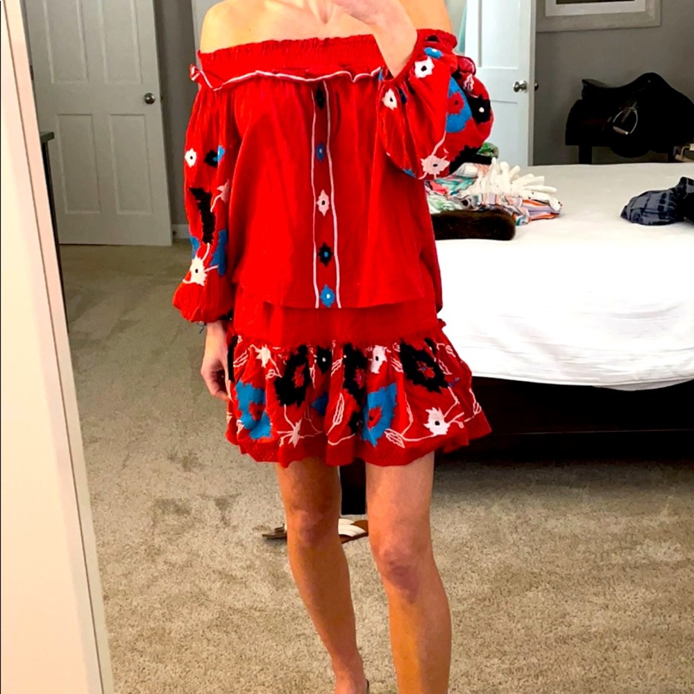 Misa Los Angeles skirt top set XS/S